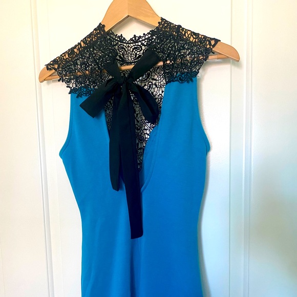 Cute blue cocktail dress - Picture 1 of 3